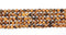 Yellow Tiger Eye Gemstone Beads, 8mm, Faceted